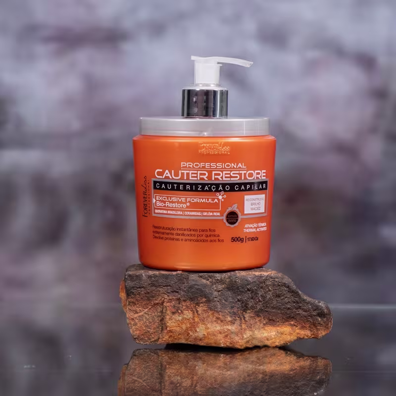 Combo 3 Máscara Cauterização Capilar 500g Forever Liss