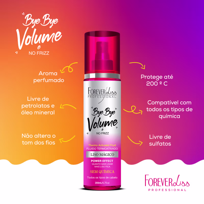 Kit Liso Mágico 200ml com Cauterização Capilar
