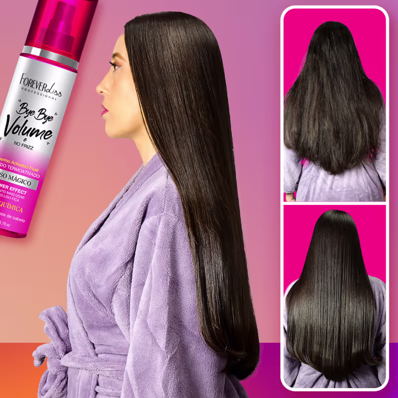 Kit Especial Banho de Verniz com Bye Bye Volume Forever Liss