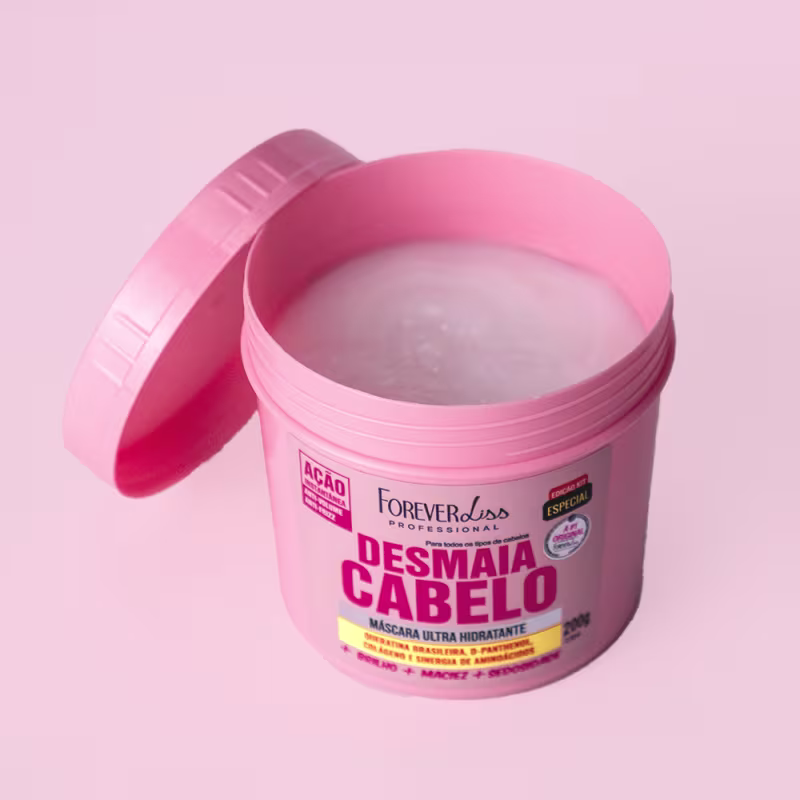 Kit Especial Desmaia Cabelo Forever Liss Shampoo 300ml e Máscara 200g