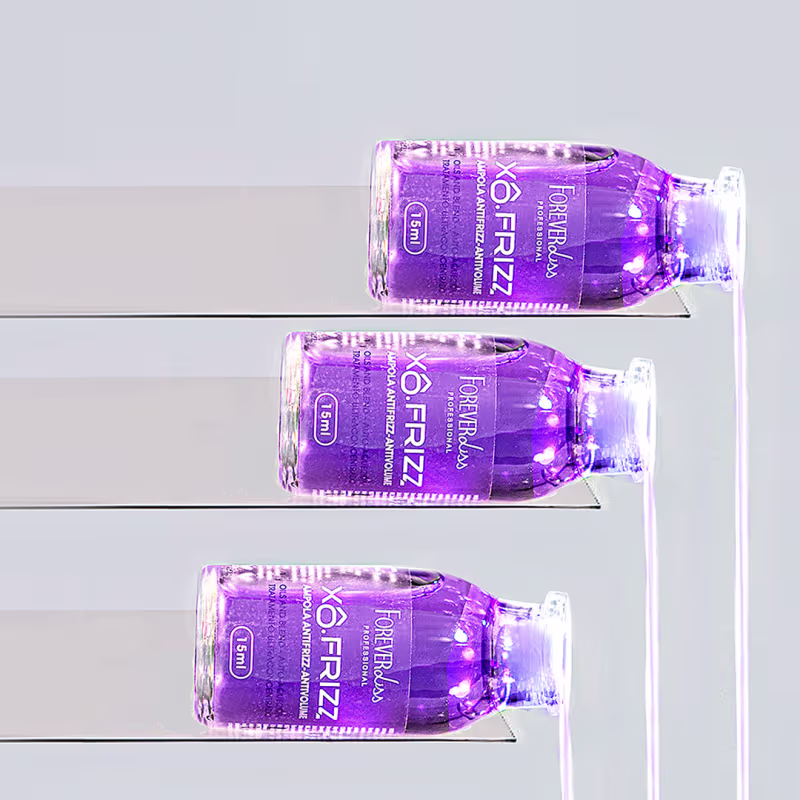Combo com 3 Ampolas para Cabelo Xô Frizz Forever Liss 15mL