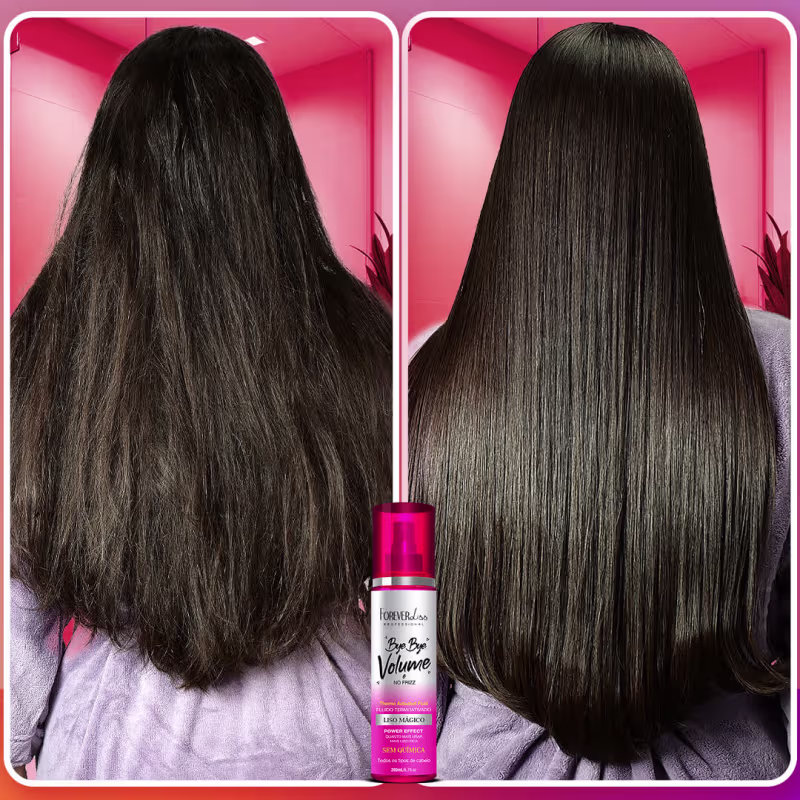 Kit Protetor Térmico Magia de Unicórnio e Bye Bye Volume Forever Liss