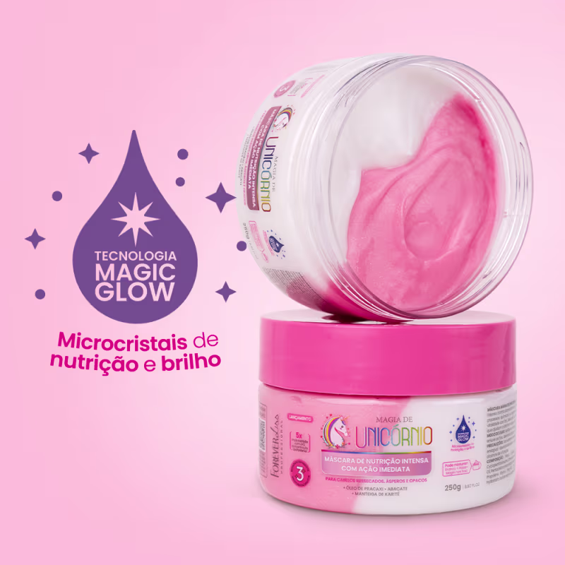 Combo Máscara Magia de Unicórnio GANHE Mini Protetor Térmico Forever Liss