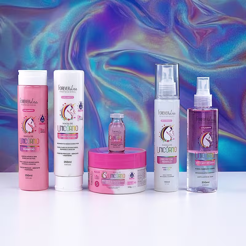 Kit Completo Magia De Unicórnio Forever Liss