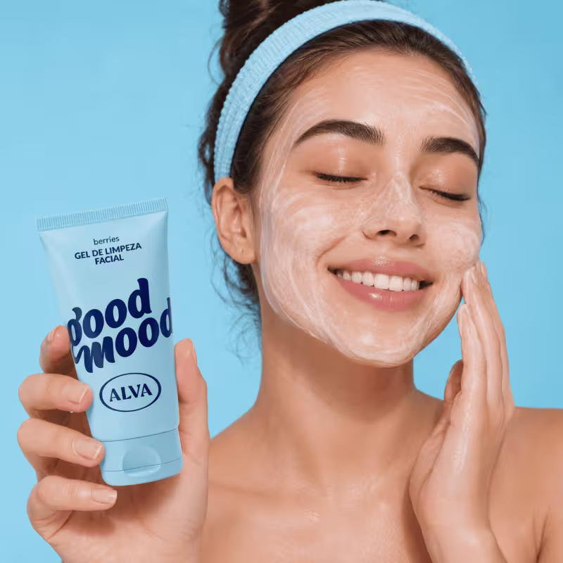 Gel de Limpeza Facial Berries 100ml Good Mood by Alva