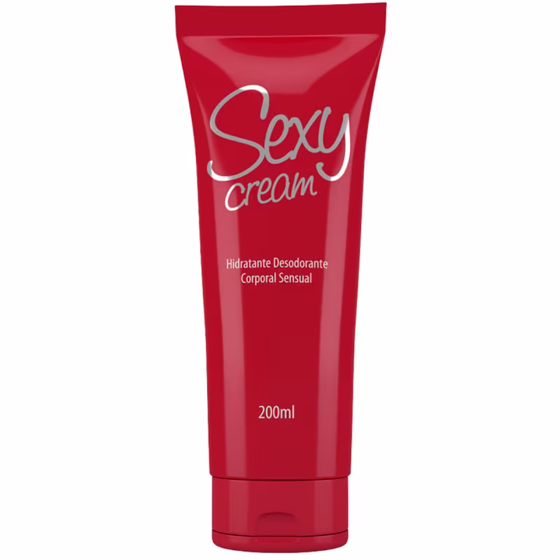 Creme Hidratante Desodorante Corporal Sensual Sexy Cream, da marca A Sós, com 220ml