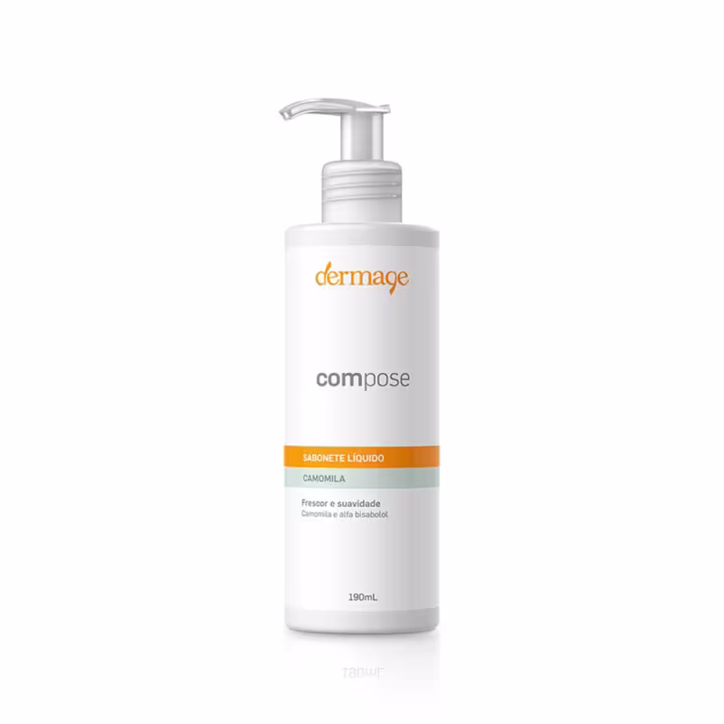 Dermage Compose Camomila Sabonete Liquido Facial 190ml