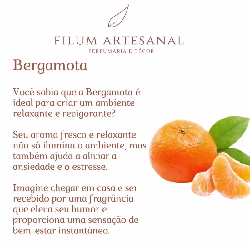 Filum Artesanal Home Spray de Ambiente Bergamota 200ml