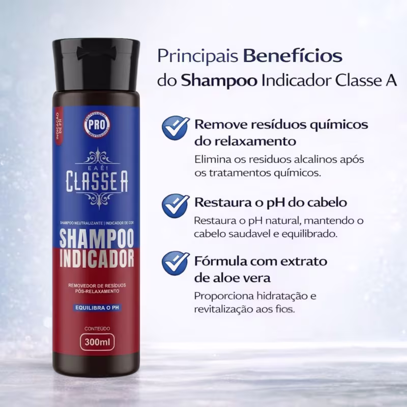 Shampoo Indicador Neutralizante Equilibra PH 300ml Classe A