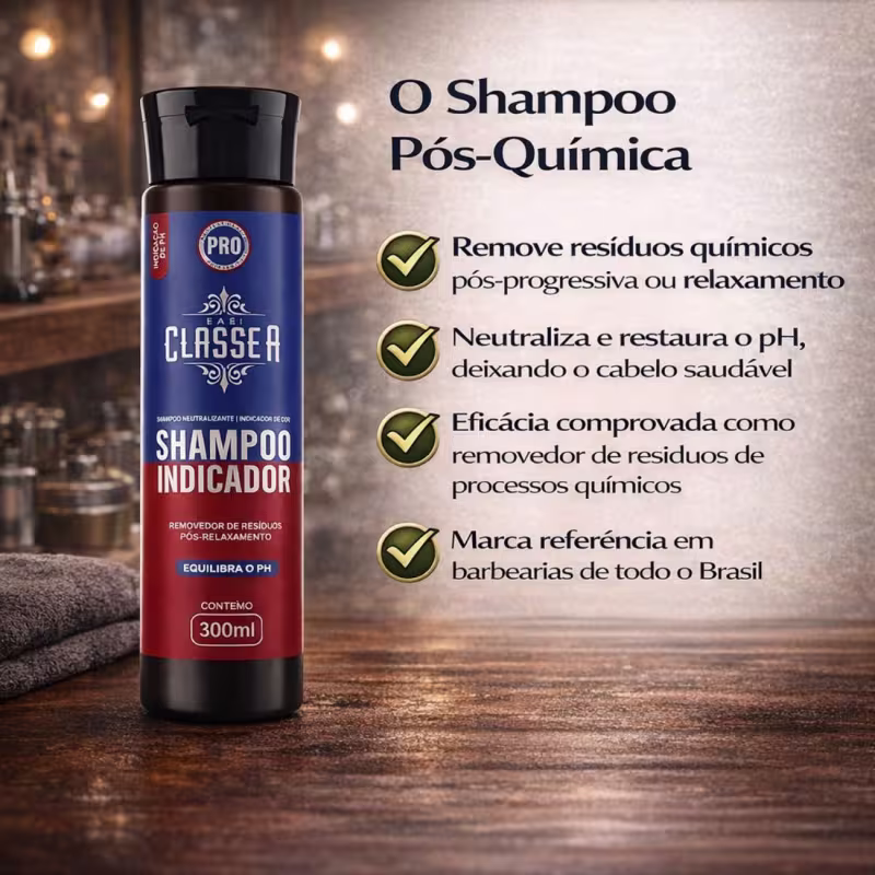 Shampoo Indicador Neutralizante Equilibra PH 300ml Classe A