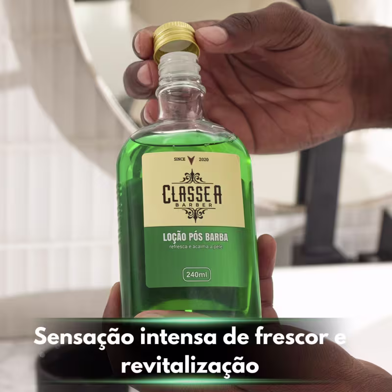 Loção Pós Barba Verde Classe A Ação Antisséptica 240ml