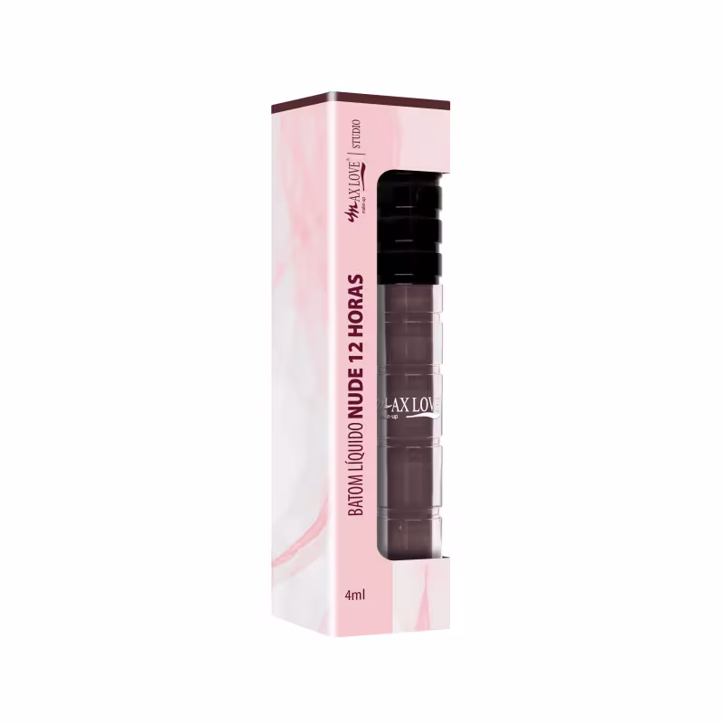 Max Love 12 Horas Nude 86 Roxo - Batom Líquido Matte 4ml