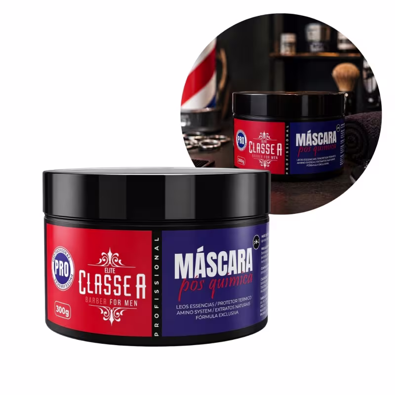 Máscara Pós Química Capilar ClasseA 300g Hidratação Profunda