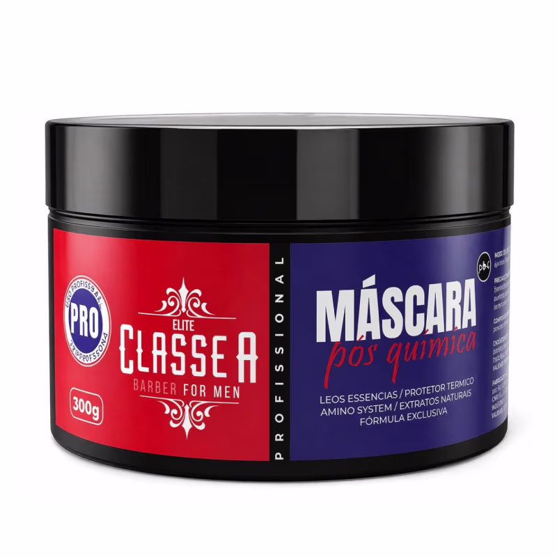 Máscara Pós Química Capilar ClasseA 300g Hidratação Profunda