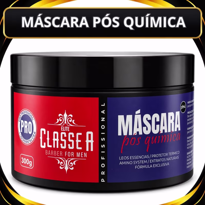 Máscara Pós Química Capilar ClasseA 300g Hidratação Profunda