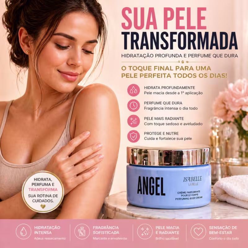Angel Isabelle La Belle Creme Hidratante Perfumado 200ml