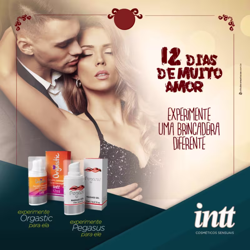 Kit Pegasus Gel Excitante Masculino e ORGASTIC Gel Excitante Feminino