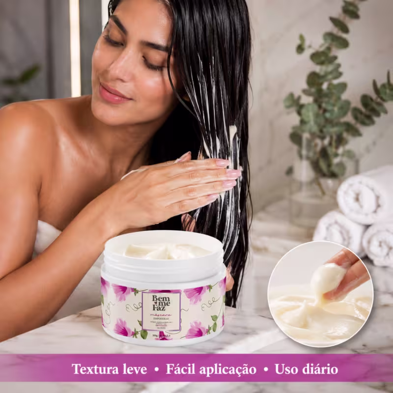Máscara Nutrição e Reparação 300g Empoderar Bem Me Faz