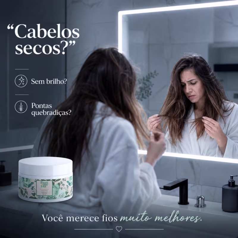 Máscara Hidratação e Nutrição 300g Conquistar Bem Me Faz
