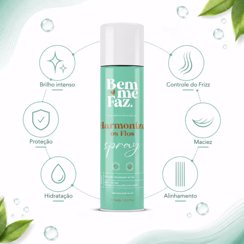 Harmonize Fios finalização Aerossol 400ml Bem Me Faz Spray