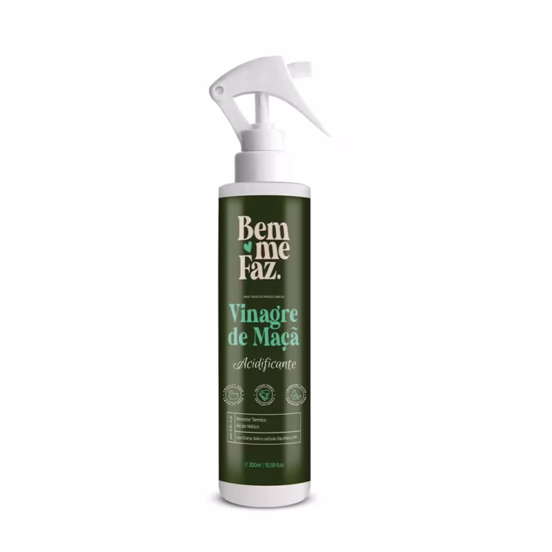 Leave-in Vinagre De Maçã Acidificante 300ml Bem Me Faz