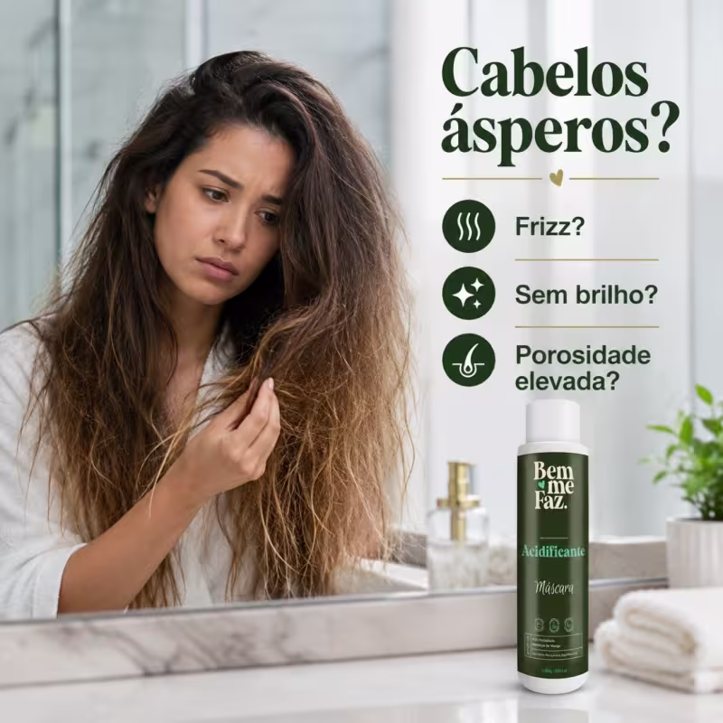 Máscara Acidificante 500g Bem Me Faz Brilho Intenso