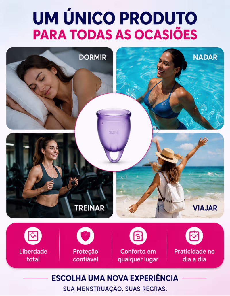 Coletor Menstrual Satisfyer Feel Confident Cup (Lila)