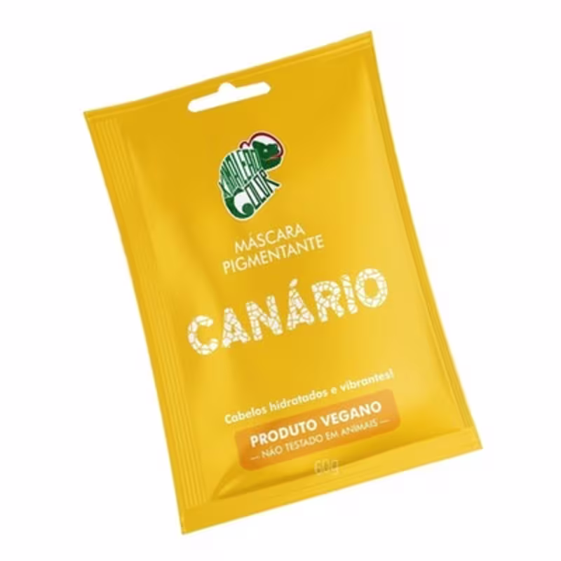 Máscara Capilar Tonalizante Kamaleão Color Canário, 60g.