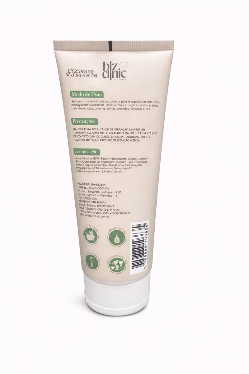 BLZ CLINIC - Creme Corporal Capim Limão - 200G