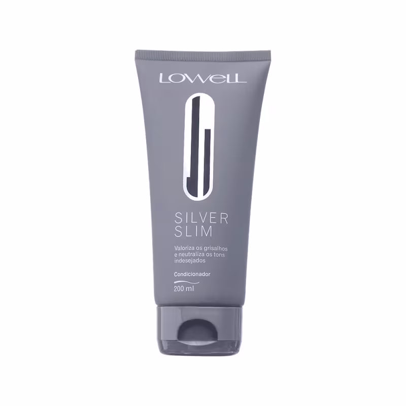 Kit Lowell Silver Slim - Shampoo 240ml + Condicionador 200ml