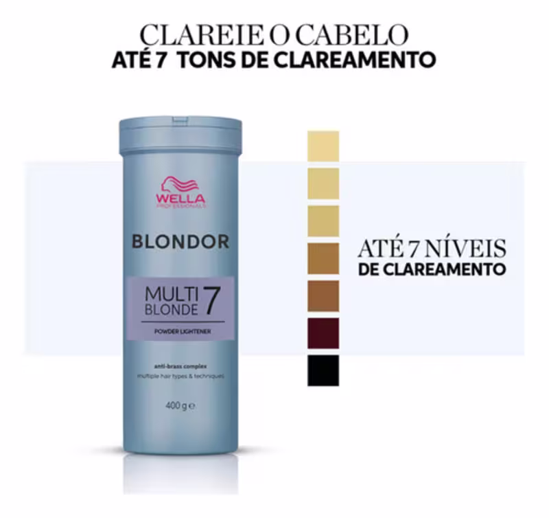 Kit Wella Professionals Blondor Multi Blonde Double, 2 produtos.