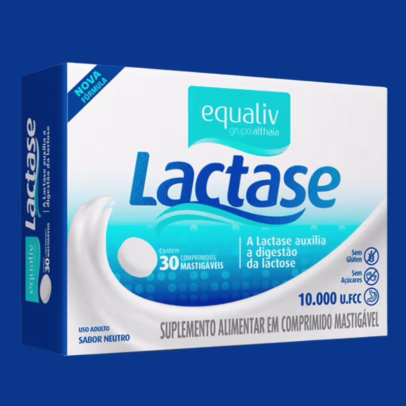 Kit C2 Lactase 10.000 30 Comprimidos Mastigáveis - Equaliv