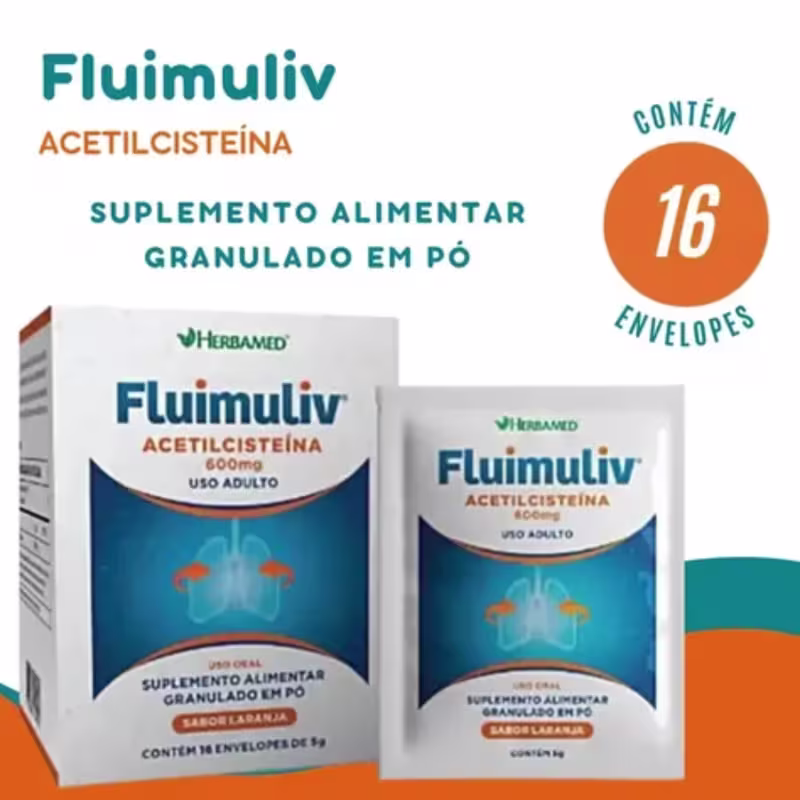 Fluimuliv Acetilcisteina 600Mg C16 Env Herbamed