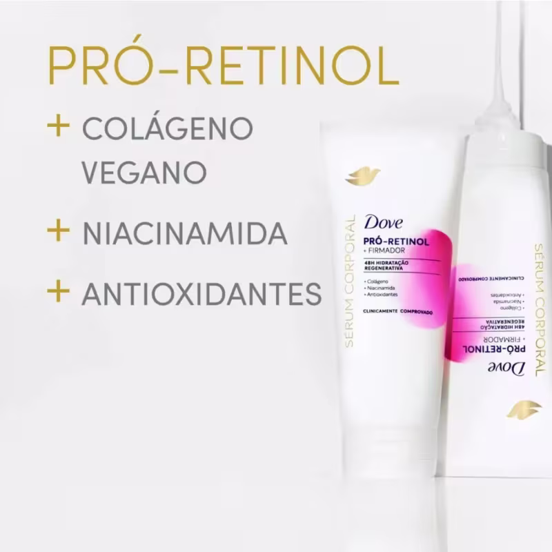 Kit Dove Óleo de Banho + Loção Pró-Retinol