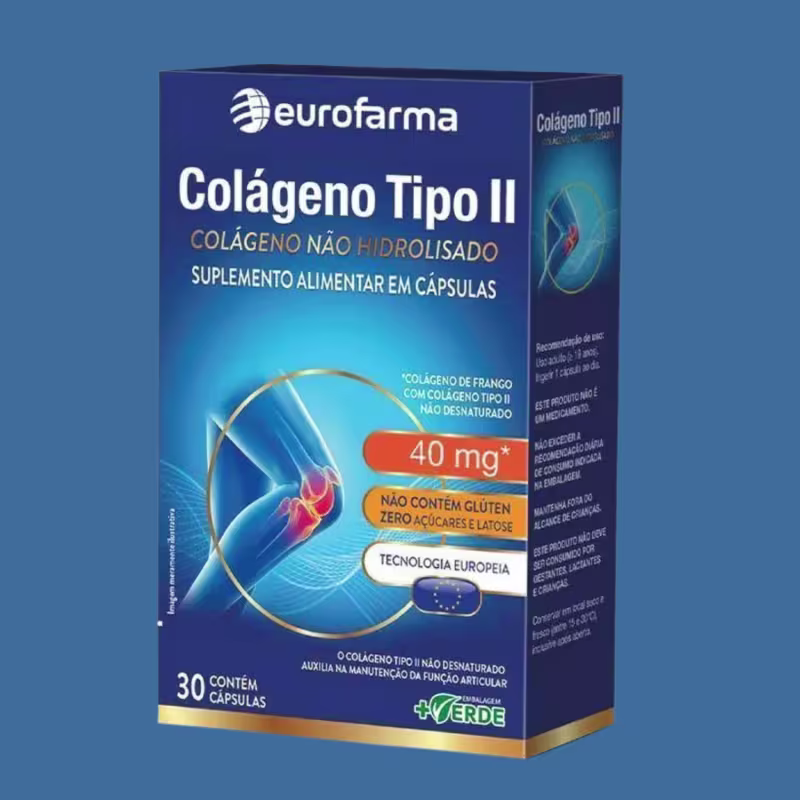 Kit C2 Colageno Tipo Ii 40Mg C30 Eurofarma