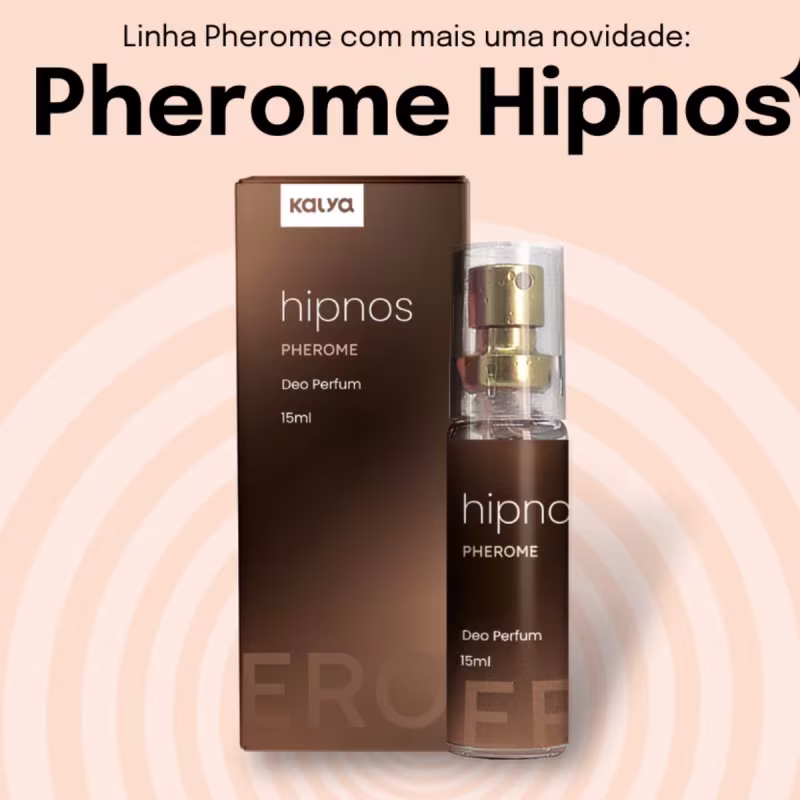 Linha Pherome com mais uma novidade: Pherome Hipnos. Deo Perfum 15ml.
