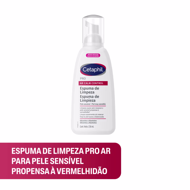 Cetaphil Pro AR Calm Control - Espuma de Limpeza Facial 236ml