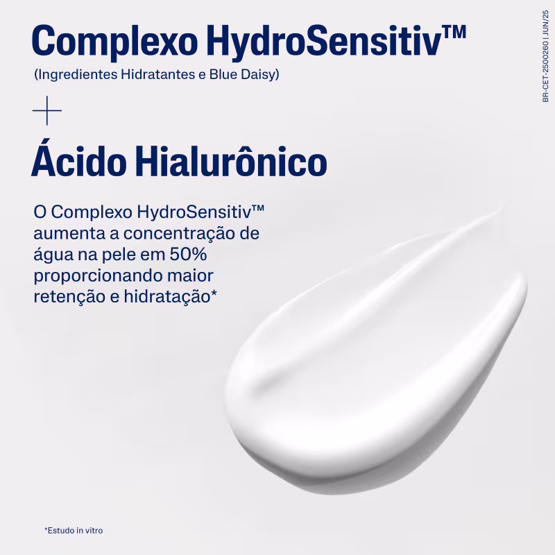 Cetaphil Optimal Hydration com Ácido Hialurônico - Creme Hidratante Facial 48g