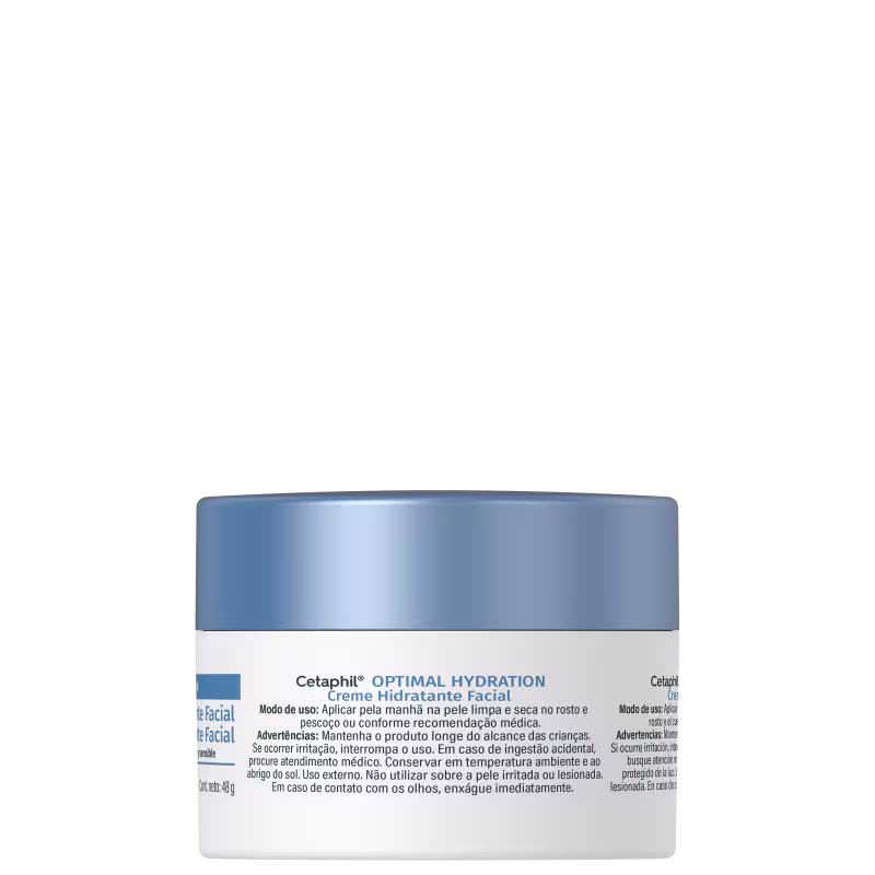 Cetaphil Optimal Hydration com Ácido Hialurônico - Creme Hidratante Facial 48g