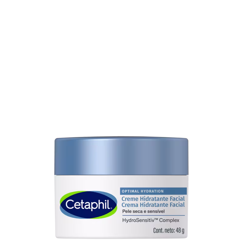 Cetaphil Optimal Hydration com Ácido Hialurônico - Creme Hidratante Facial 48g
