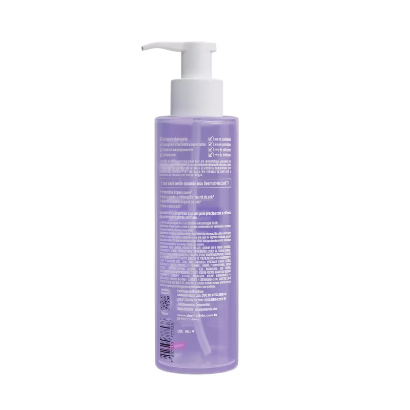 Dermotivin Soft Pele Seca ou Sensibilizada - Sabonete Líquido Facial 300ml