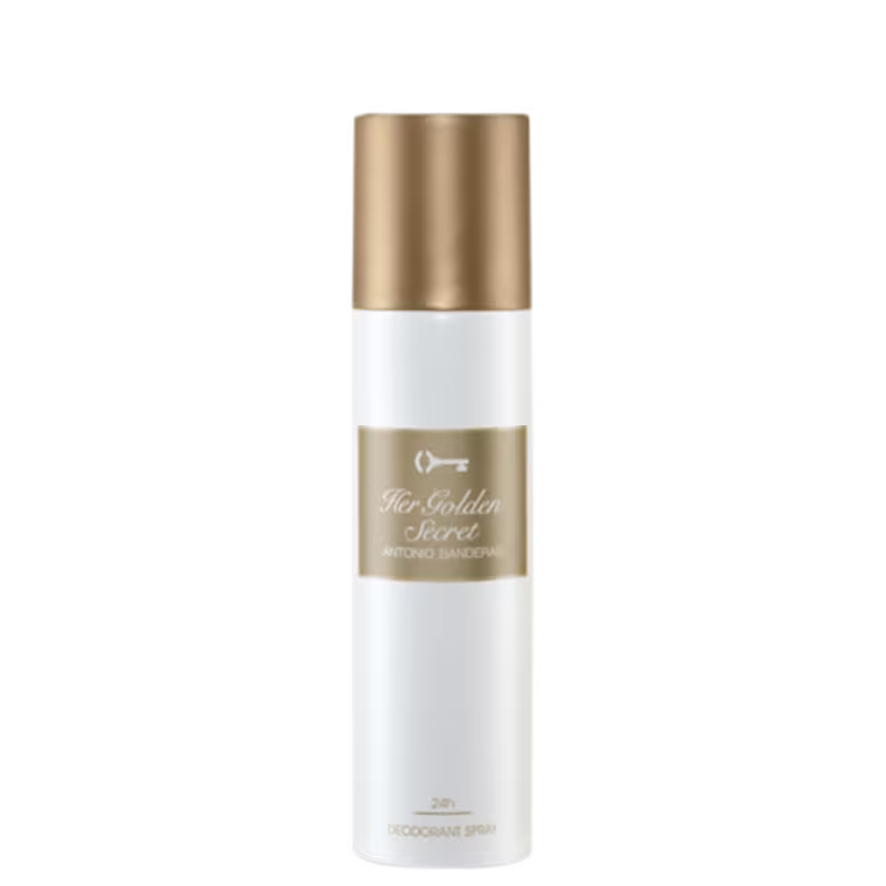 Conjunto Her Golden Secret Banderas Feminino (Eau de Toilette 80ml + Desodorante Spray 150ml)