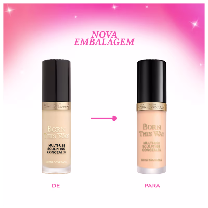 Too Faced Born This Way Super Coverage Porcelain - Corretivo Líquido 13,5ml