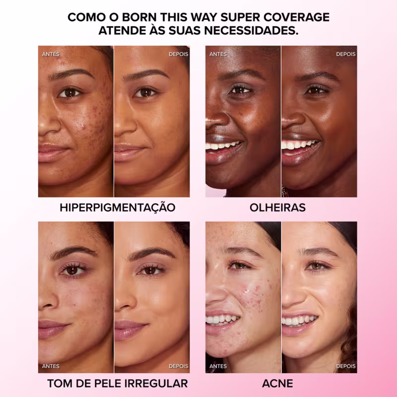 Too Faced Born This Way Super Coverage Light Beige - Corretivo Líquido 13,5ml