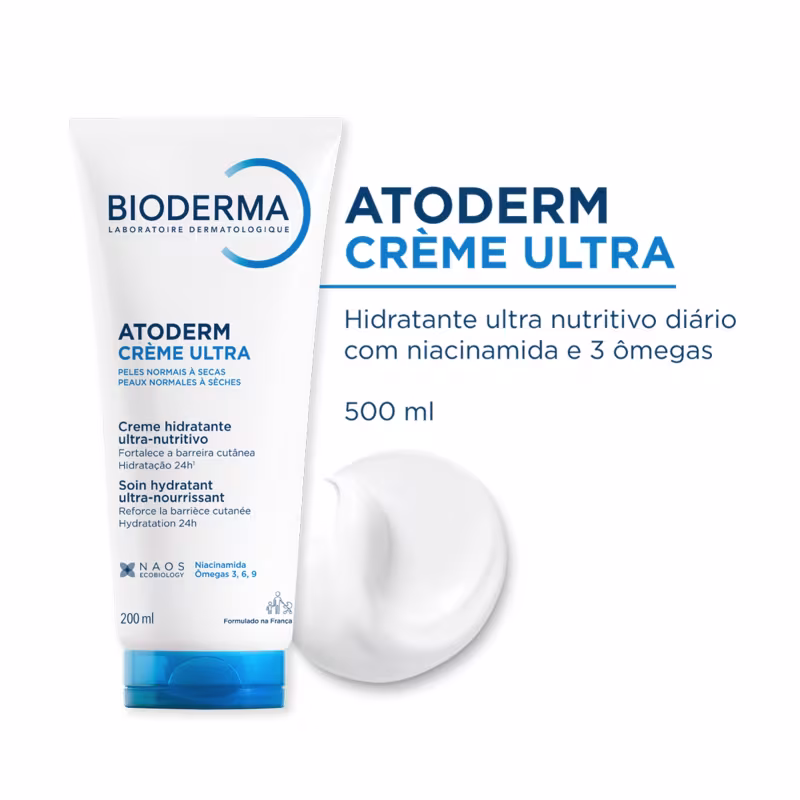 Bioderma Atoderm Crème Ultra -  Creme Ultra Hidratação Corporal 200ml