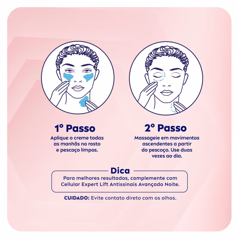 NIVEA Cellular Expert Lift Dia FPS 30 - Creme Facial Antissinais 50g