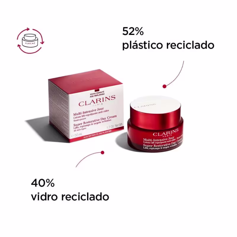 Clarins Super Restorative Day Cream - Creme Rejuvenescedor Facial Diurno 50ml