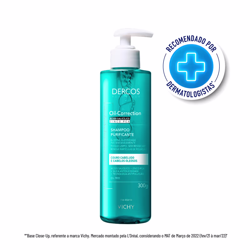 Vichy Dercos Oil-Correction - Recomendado por dermatologistas