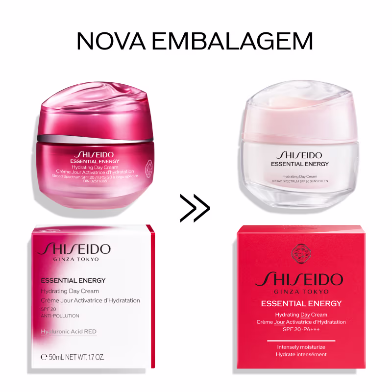 Shiseido Essential Energy Hydrating Day Cream  FPS 20 - Creme Hidratante 50ml