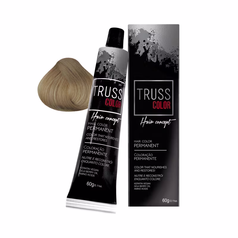Coloração Permanente Truss Color Louro Claro 8.0 60g